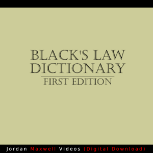 Blacks Law Dictionary 1st Edition