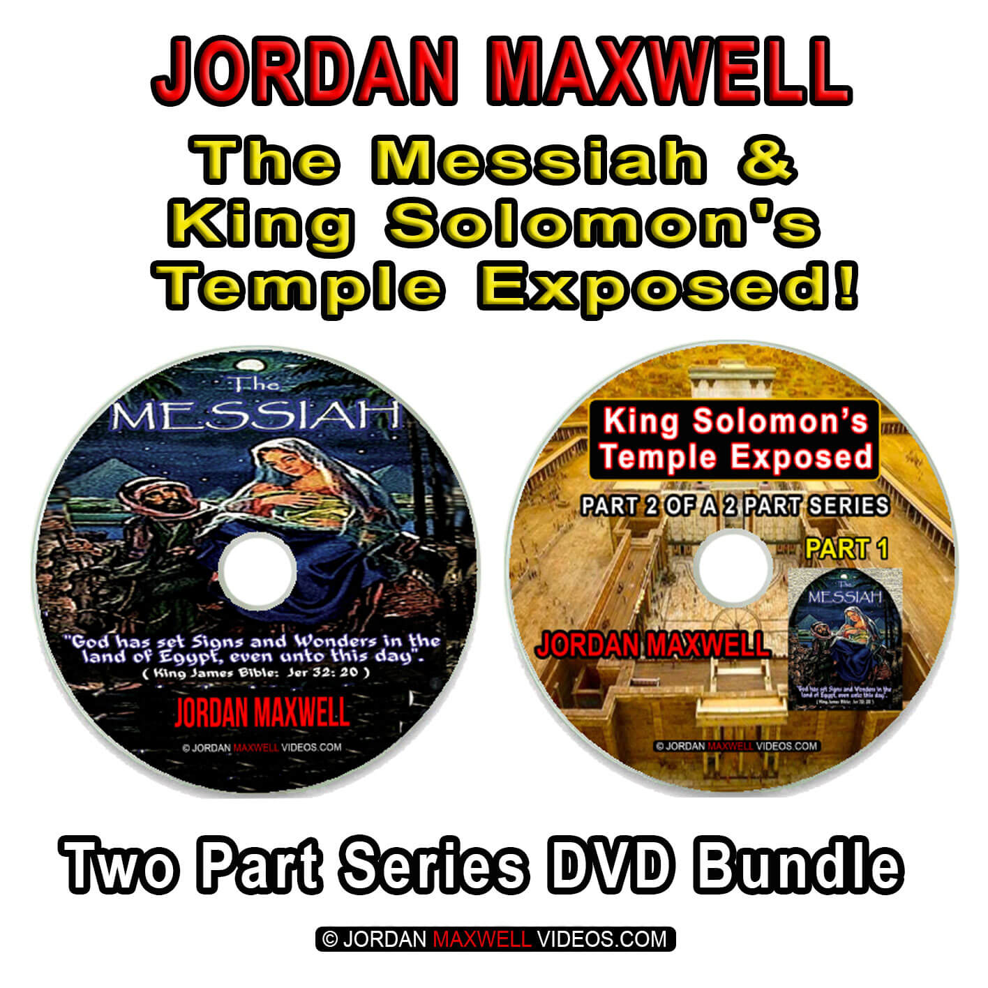 Jordan Maxwell - The Messiah & King Solomon's Temple Exposed - DVD
